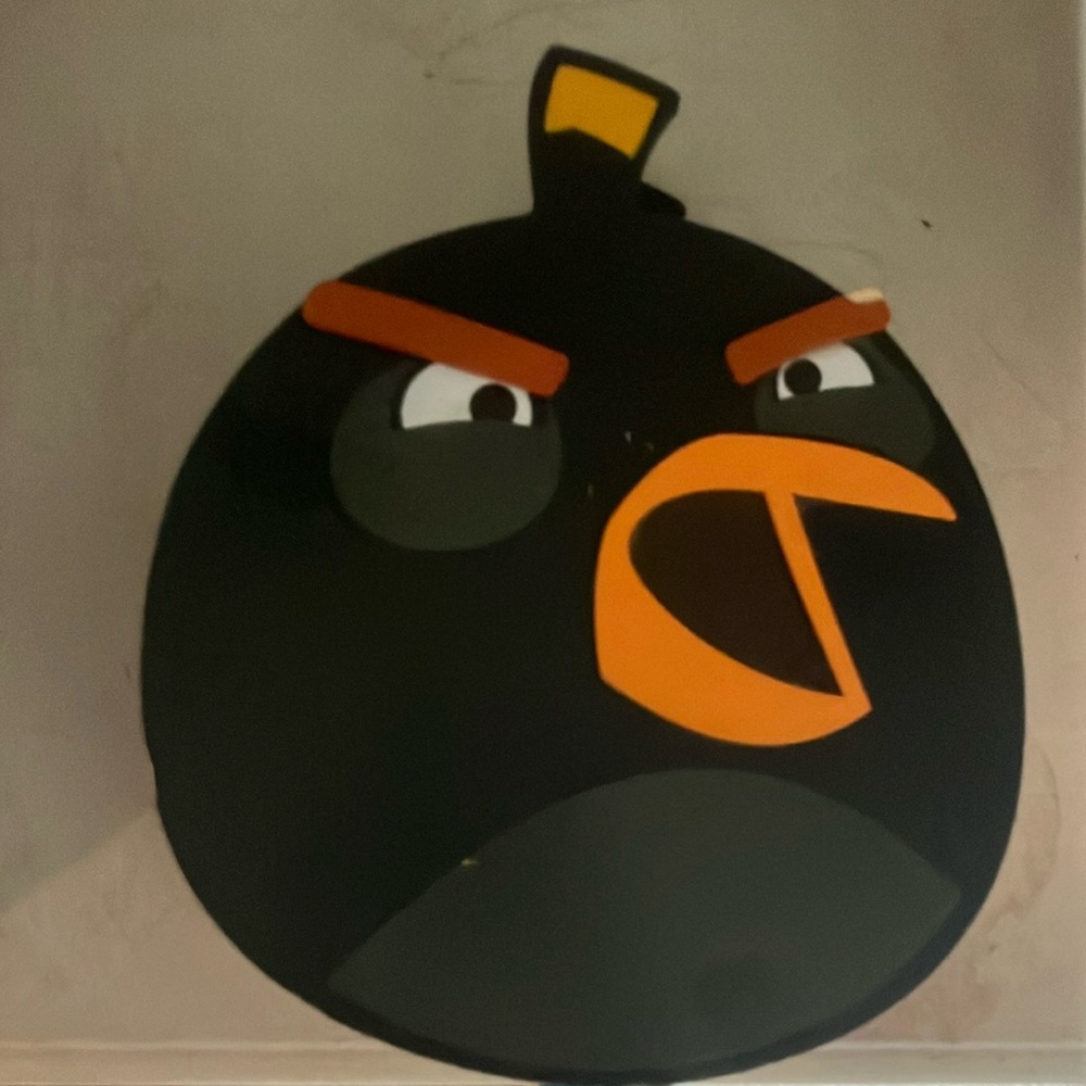 Bomb bird angry birds mirrored hinged keepsake box